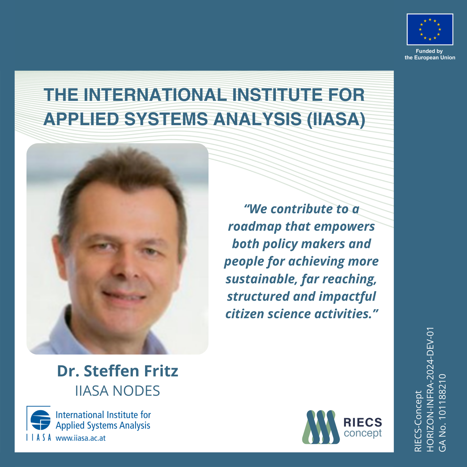 Meet our partner: International Institute for Applied Systems Analysis (IIASA)