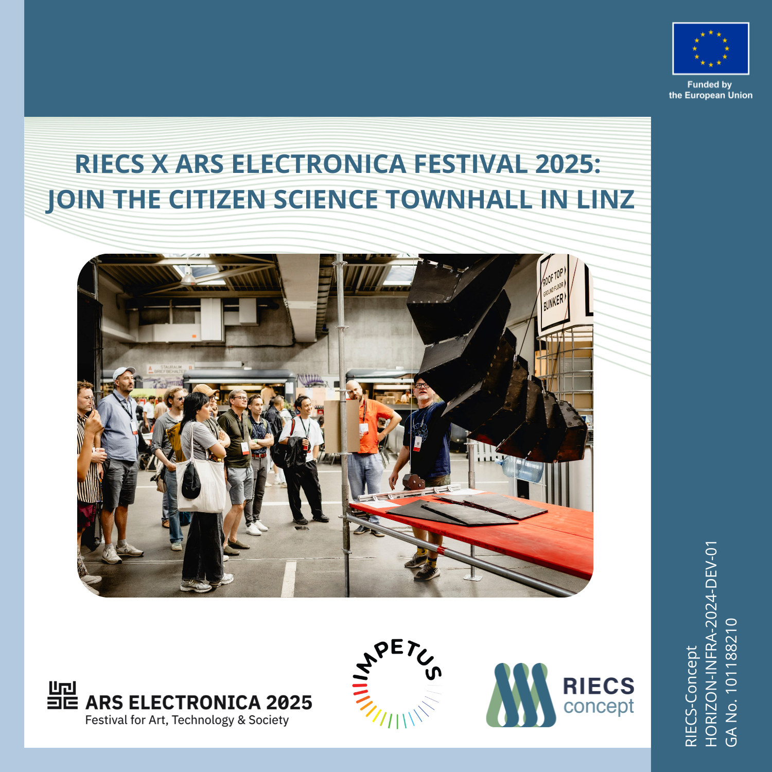 RIECS x Ars Electronica Festival 2025: Join the Citizen Science Townhall in Linz 