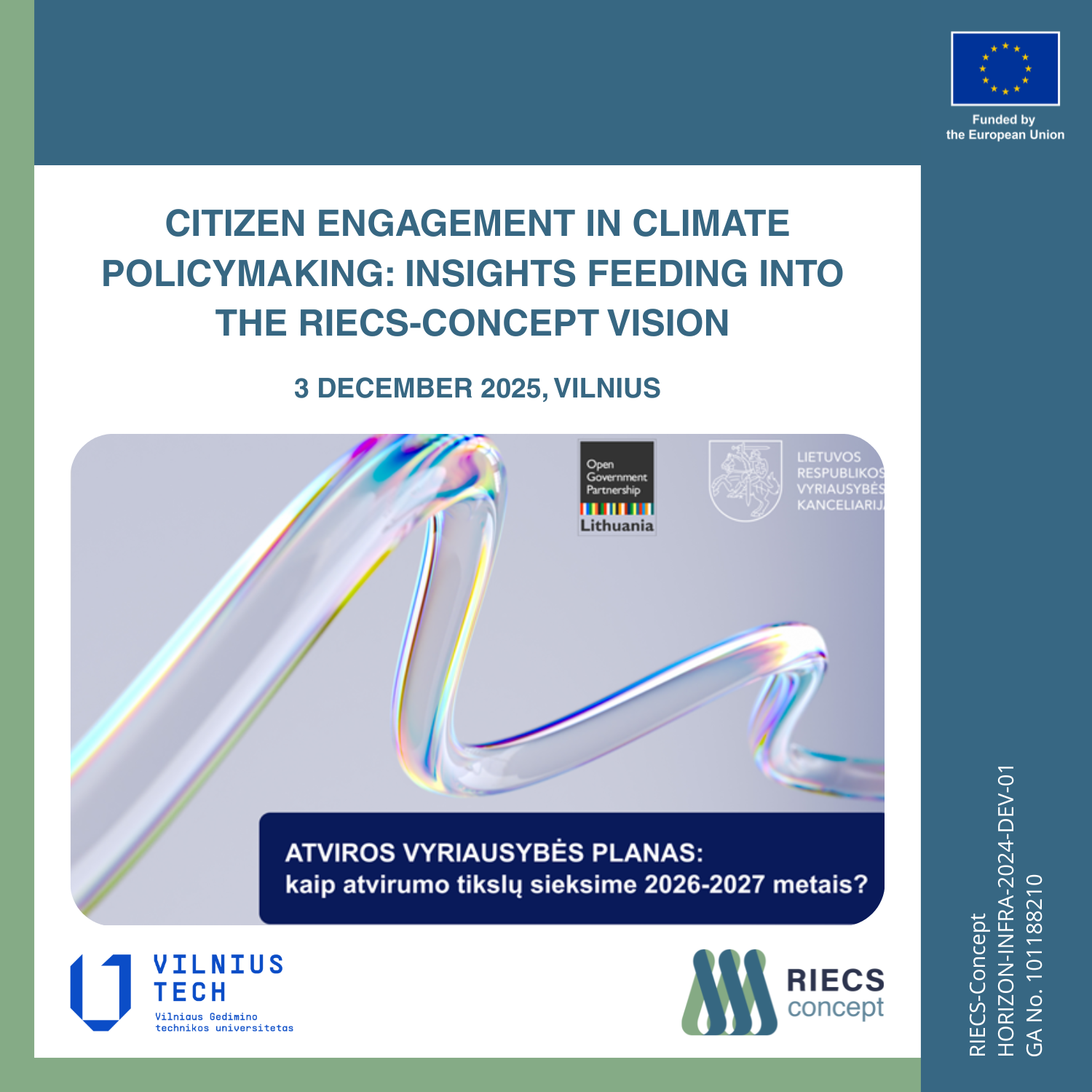 Citizen Engagement in Climate Policymaking: Insights Feeding into the RIECS-Concept Vision