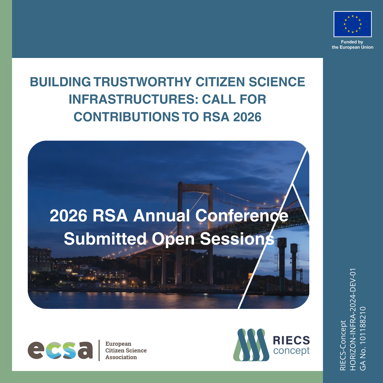 Building Trustworthy Citizen Science Infrastructures: Call for Contributions to RSA 2026